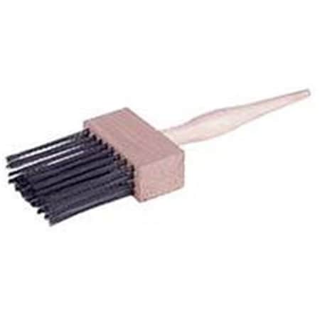 Weiler 44451 Wire Duster, .012 Steel Fill, 4 x 8 Rows, Made in The USA